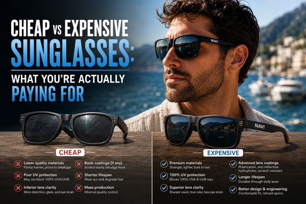Cheap vs Expensive Sunglasses: What You're Actually Paying For | Navi Eyewear
