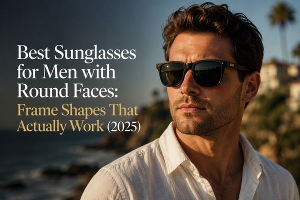 Best Sunglasses for Men with Round Faces: Frame Shapes That Actually Work (2025)