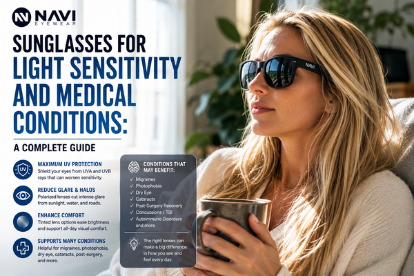 Sunglasses for Light Sensitivity and Medical Conditions: A Complete Guide | Navi Eyewear