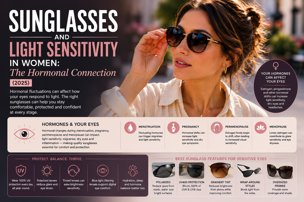 Sunglasses and Light Sensitivity in Women: The Hormonal Connection (2025)