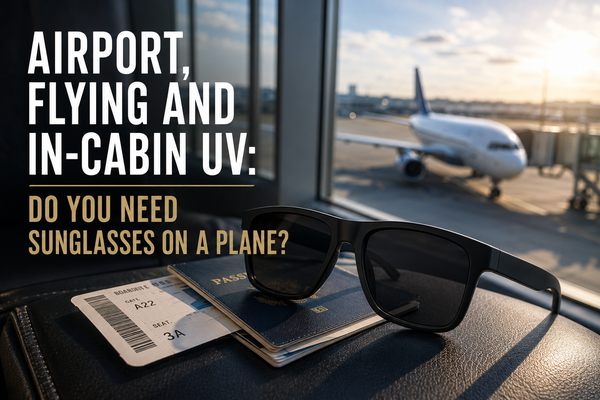 Airport, Flying and In-Cabin UV: Do You Need Sunglasses on a Plane? | Navi Eyewear