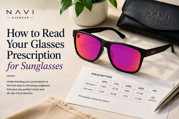 How to Read Your Glasses Prescription for Sunglasses | Navi Eyewear