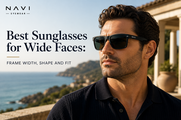 Best Sunglasses for Wide Faces: Frame Width, Shape and Fit | Navi Eyewear