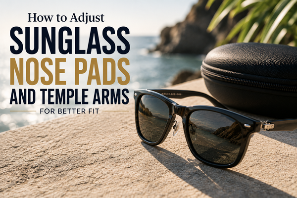 How to Adjust Sunglass Nose Pads and Temple Arms for Better Fit | Navi Eyewear