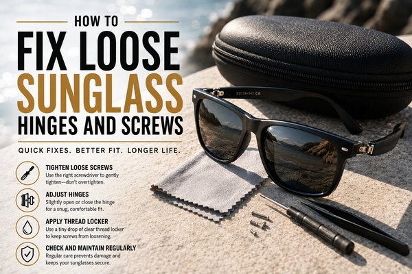 How to Fix Loose Sunglass Hinges and Screws | Navi Eyewear