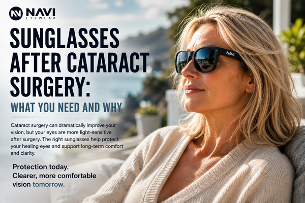 Sunglasses After Cataract Surgery: What You Need and Why | Navi Eyewear