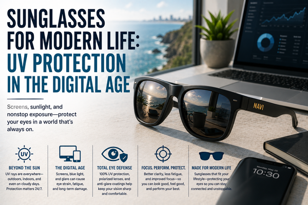 Sunglasses for Modern Life: UV Protection in the Digital Age | Navi Eyewear