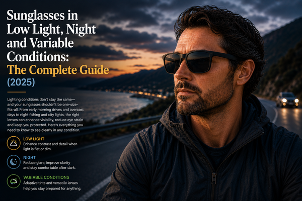 Sunglasses in Low Light, Night and Variable Conditions: The Complete Guide (2025)