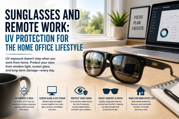 Sunglasses and Remote Work: UV Protection for the Home Office Lifestyle | Navi Eyewear