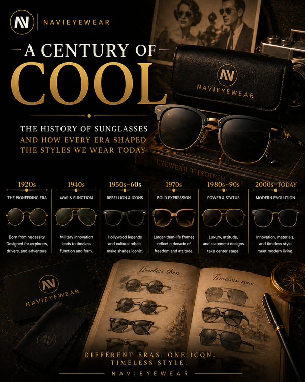 A Century of Cool: The History of Sunglasses and How Every Era Shaped the Styles We Wear Today