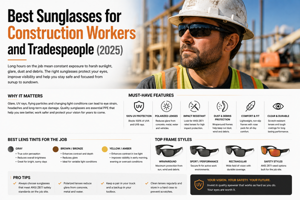 Best Sunglasses for Construction Workers and Tradespeople (2025)