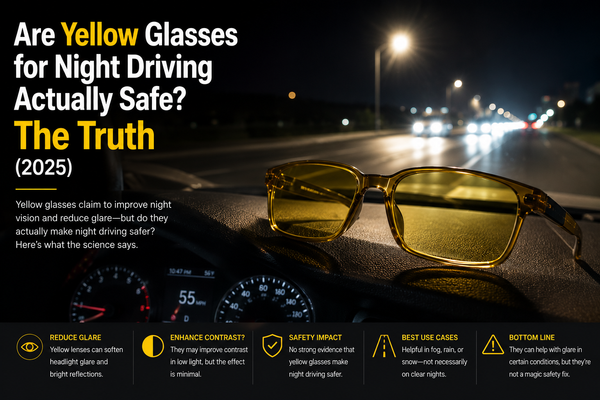 Are Yellow Glasses for Night Driving Actually Safe? The Truth (2025)