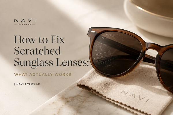 How to Fix Scratched Sunglass Lenses: What Actually Works | Navi Eyewear