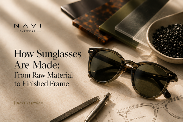 How Sunglasses Are Made: From Raw Material to Finished Frame | Navi Eyewear