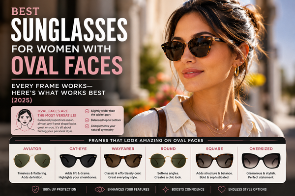 Best Sunglasses for Women with Oval Faces: Every Frame Works — Here’s What Works Best (2025)