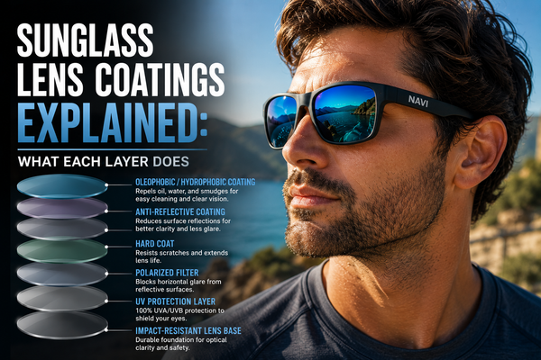 Sunglass Lens Coatings Explained: What Each Layer Does | Navi Eyewear